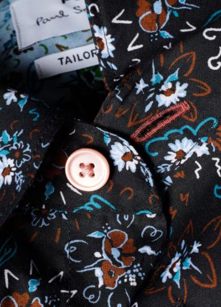 25FW 폴 스미스 긴팔 셔츠 M2R687UT22498 79 BLACK - PAUL SMITH