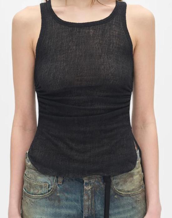 26SS 앤 드뮐미스터 민소매 티셔츠 B0011982FA619 099 BLACK
