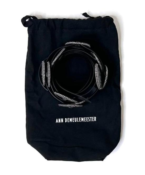 25FW 앤 드뮐미스터 레귤러 벨트 B0013417LT161 099 BLACK - ANN DEMEULEMEESTER