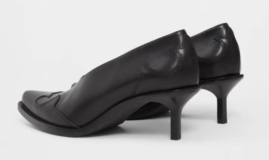 25FW 앤 드뮐미스터 힐/펌프스 B0013377LT180 099 BLACK - ANN DEMEULEMEESTER