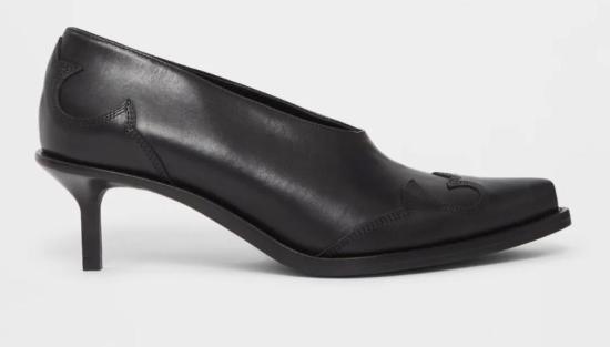 25FW 앤 드뮐미스터 힐/펌프스 B0013377LT180 099 BLACK - ANN DEMEULEMEESTER
