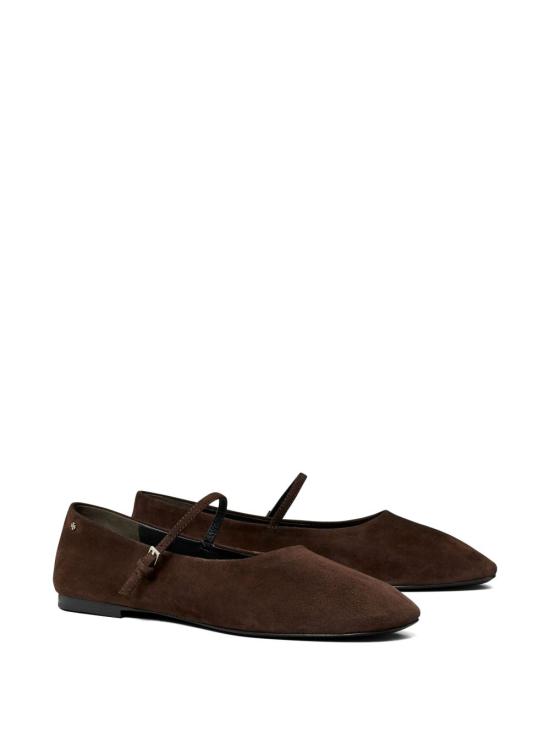 26SS 토리버치 메리 제인 플랫 166106200 Brown - TORY BURCH