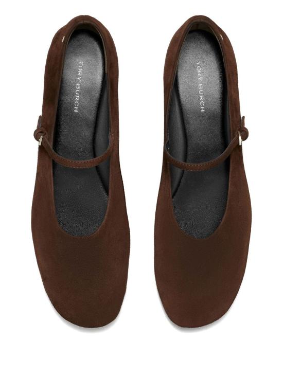 26SS 토리버치 메리 제인 플랫 166106200 Brown - TORY BURCH