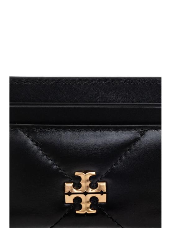 26SS 토리버치 키라 다이아몬드 퀼트 카드 홀더 154993001 Black - TORY BURCH