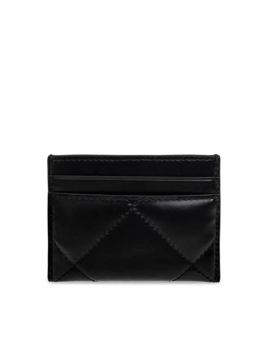 26SS 토리버치 키라 다이아몬드 퀼트 카드 홀더 154993001 Black - TORY BURCH