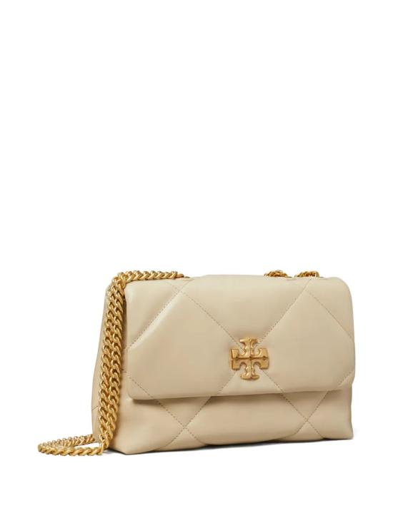 26SS 토리버치 스몰 키라 다이아몬드 퀼트 컨버터블 숄더백 154706251 Beige - TORY BURCH