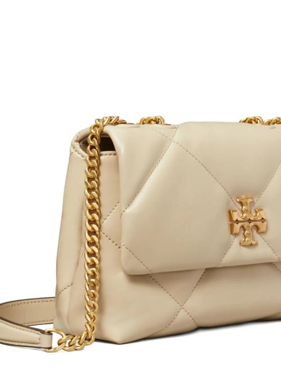 26SS 토리버치 스몰 키라 다이아몬드 퀼트 컨버터블 숄더백 154706251 Beige - TORY BURCH