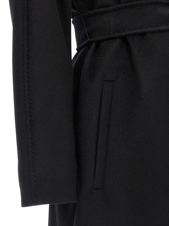 25FW 막스마라 스튜디오 트렌치 코트 2526016152600013 Black - MAX MARA STUDIO