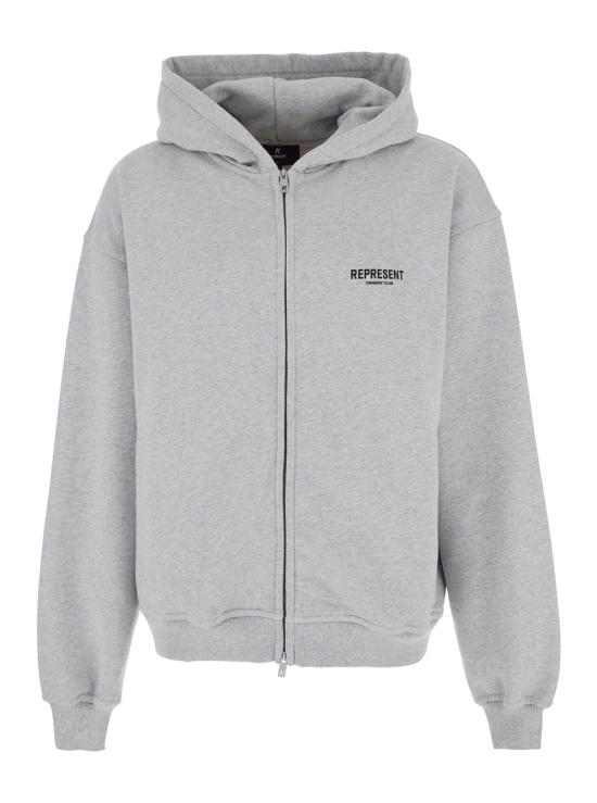 26SS 리프레젠트 긴팔 티셔츠 OCM41122158 Grey