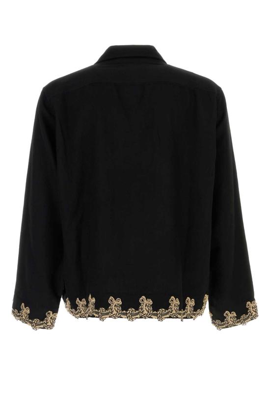 25FW 보디 긴팔 셔츠 MRF25SH031 BLACK Black - BODE