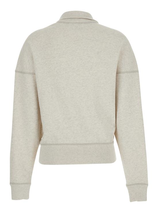 26FW 이자벨마랑에뚜왈 로스 집업 스웨트셔츠 SW0093FAA1M07E23EC White - ISABEL MARANT ETOILE