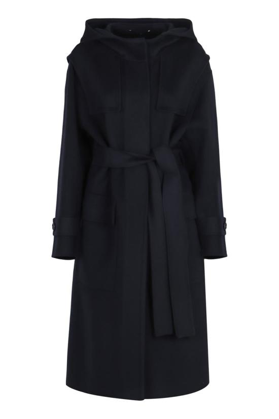 25FW 에스막스마라 리마 버진울 코트  RIMA2529016013600 081 BLUE