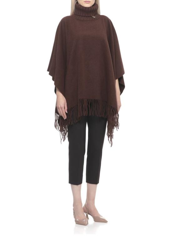 25FW 파비아나 필리피 케이프 SAD215A802L8421269 BROWN - FABIANA FILIPPI