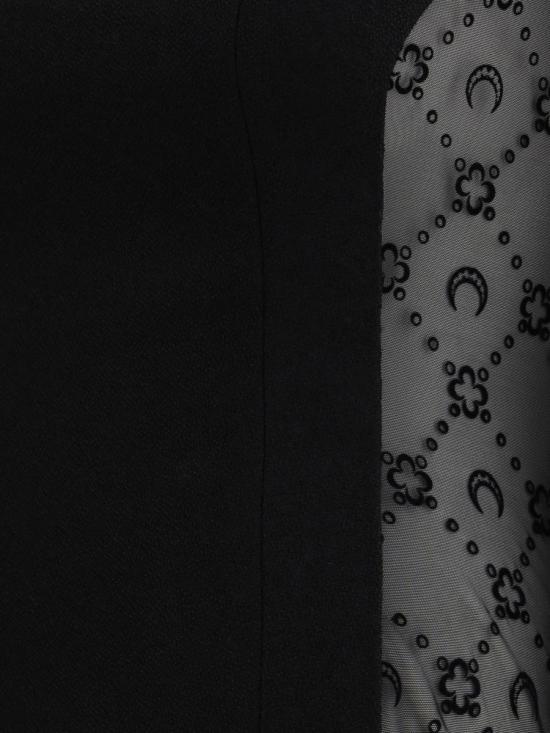 25FW 마린세르 숏 원피스 WDR398ACWOV0077 BK99 Black - MARINE SERRE