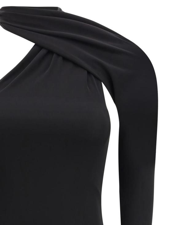 25FW 쿠레쥬 롱 원피스 425JRO735JS0145 9999 Black - COURREGES