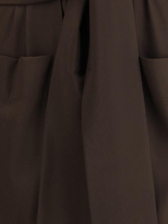 25FW 엘라 롱 원피스 PDR75MCREPE 44 BROWN - ELLA