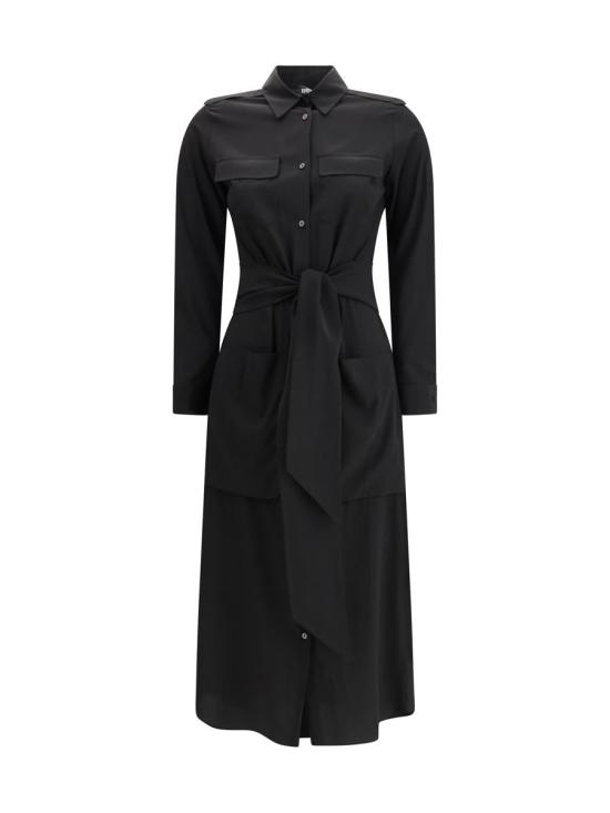 25FW 엘라 롱 원피스 PDR75MCREPE 3 Black