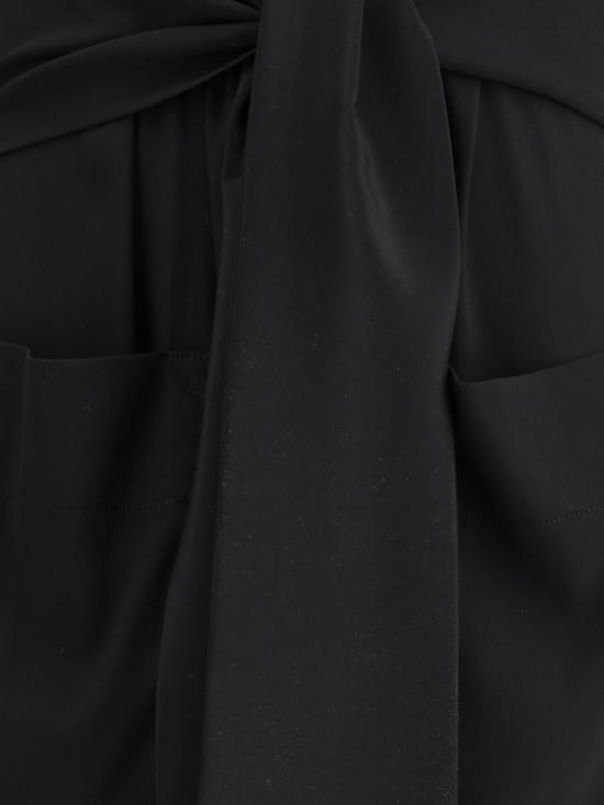 25FW 엘라 롱 원피스 PDR75MCREPE 3 Black - ELLA