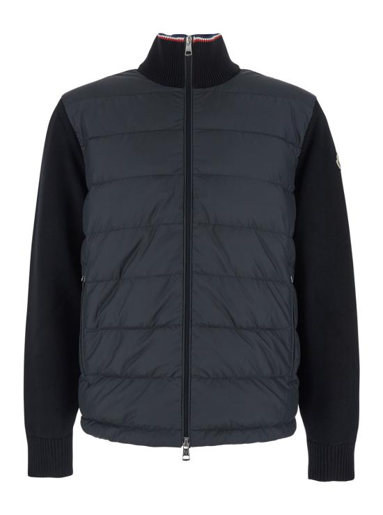 25FW 몽클레어 숏패딩 집업 코튼 가디건 9B00003M1367999 BLACK DOM