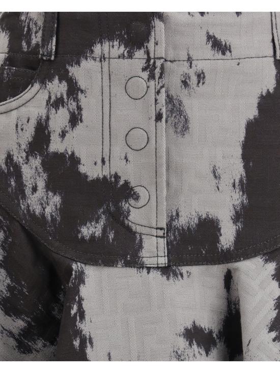 25FW 펜디 스커트 FLQ602AVF5 F0GME BLACK - FENDI