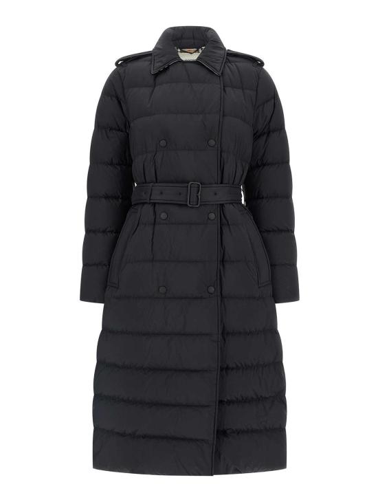  버버리 롱 나일론 후드 푸퍼 코트 8110316 Black - BURBERRY