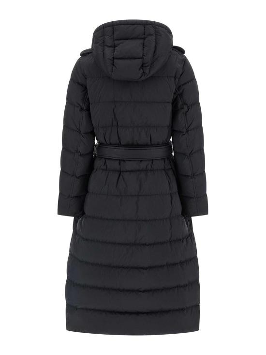  버버리 롱 나일론 후드 푸퍼 코트 8110316 Black - BURBERRY