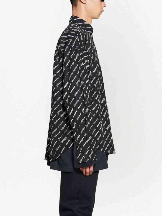  발렌시아가 긴팔 셔츠 662983TNLL18130 Dark Blue - BALENCIAGA
