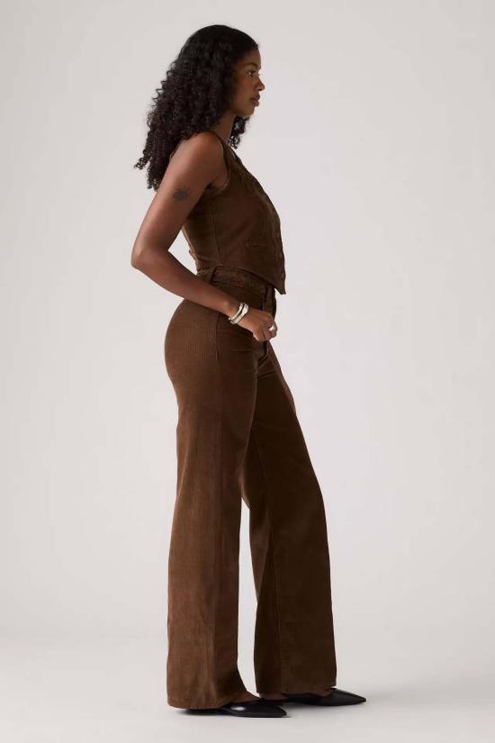  리바이스 데님 팬츠 립케이지 와이드 레그 브레이디드 진 카라페 - LEVI'S