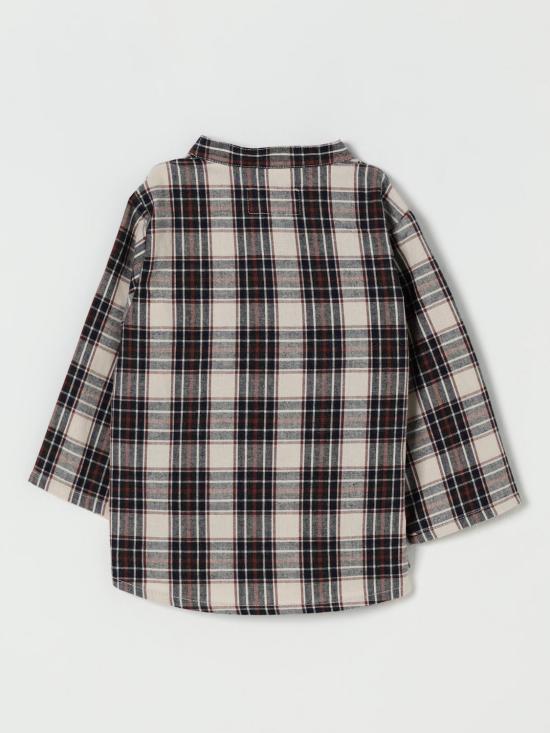 25FW [키즈] 테디 앤 미노우 셔츠 A25TCL0001C3145 497 Blue - TEDDY & MINOU