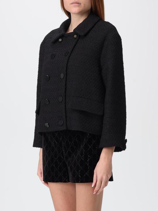 25FW 구찌 울 부클레 재킷 823781Z7AU9 1000 Black - GUCCI