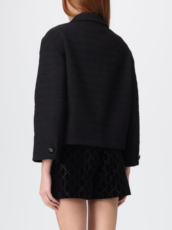 25FW 구찌 울 부클레 재킷 823781Z7AU9 1000 Black - GUCCI