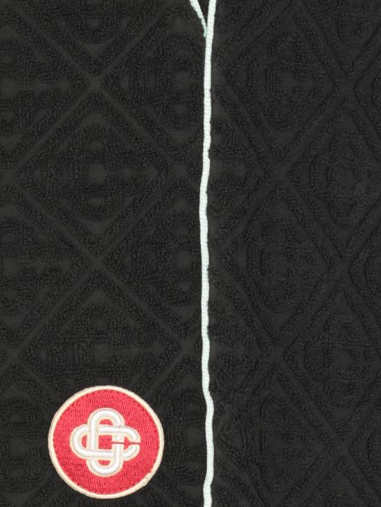 25FW 카사블랑카 숏팬츠 MPF25JTR271 02 Black - CASABLANCA