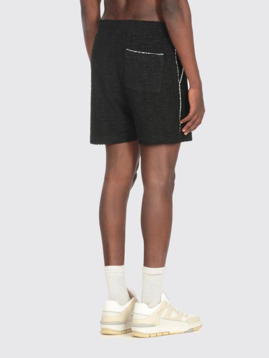 25FW 카사블랑카 숏팬츠 MPF25JTR271 02 Black - CASABLANCA