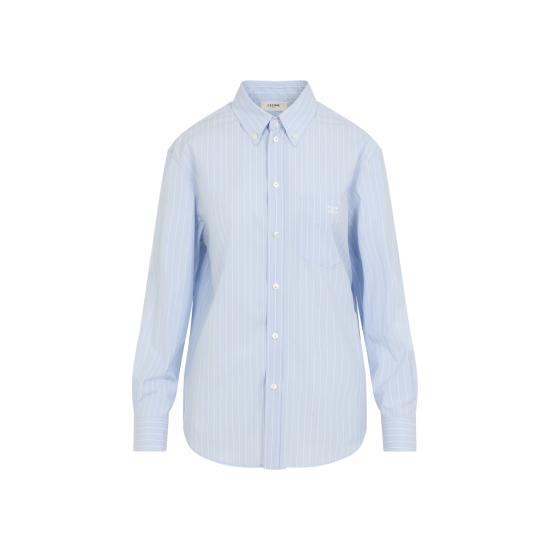 25FW 셀린느 셔츠 2C16B0759 07SX BLEU CRAIE NAVY - CELINE