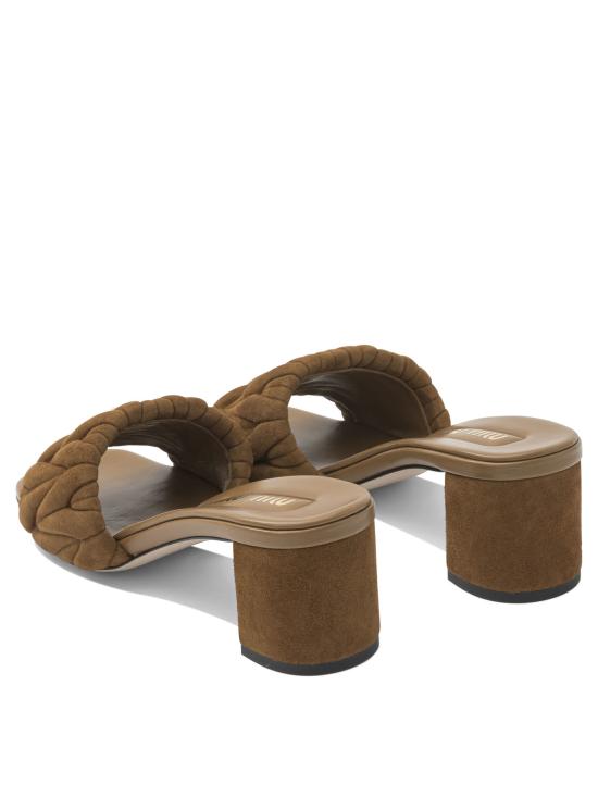 26SS 미우미우 샌들 5XX657M2VF0316 F 055 Brown - MIU MIU