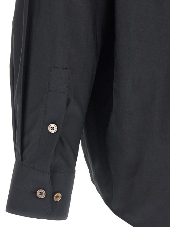 25FW 르메르 긴팔 셔츠 SH1201LF1500BK998 Gray - LEMAIRE