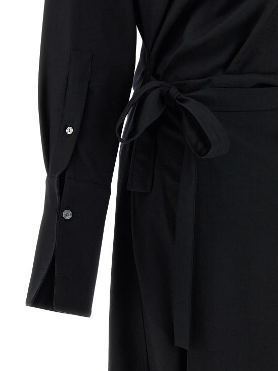 25FW 더로우 미디 원피스 10244W4084BLK Black - THE ROW