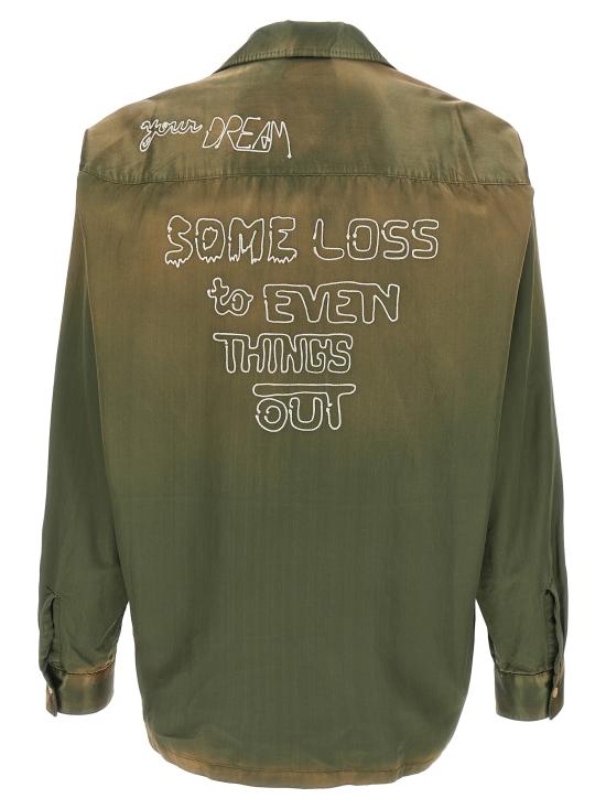 25FW 메종 미하라 야스히로 긴팔 셔츠 J15SH183KHAKI Green - MAISON MIHARA YASUHIRO