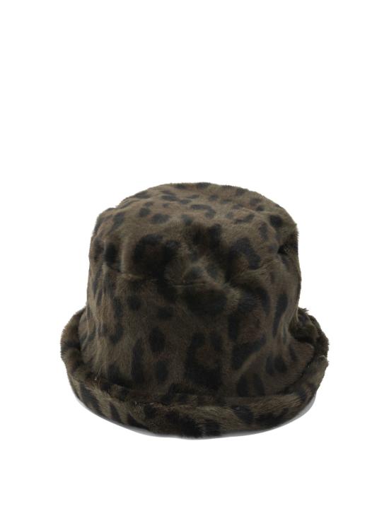 25FW 펄링바이지아니 버킷햇 ASIAAGNELLO LEOPARDOMILITARE Brown