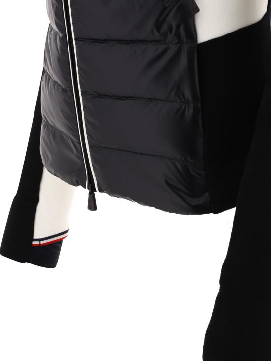 25FW 몽클레어 패딩 플리스 가디건 8G0002480093999 BLACK DOM - MONCLER