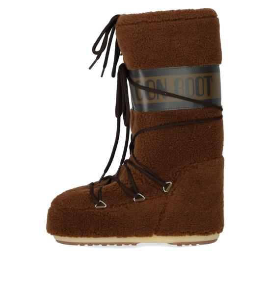 25FW 문부츠 아이콘 플리스 부츠 80D1403080 35 38 Brown - MOON BOOT