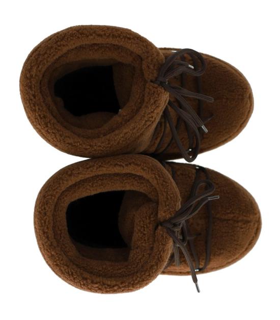 25FW 문부츠 아이콘 플리스 부츠 80D1403080 35 38 Brown - MOON BOOT