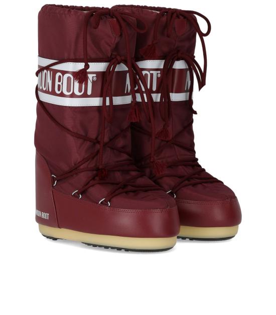 25FW 문부츠 아이콘 나일론 부츠 80D1400440 35 38 Red - MOON BOOT