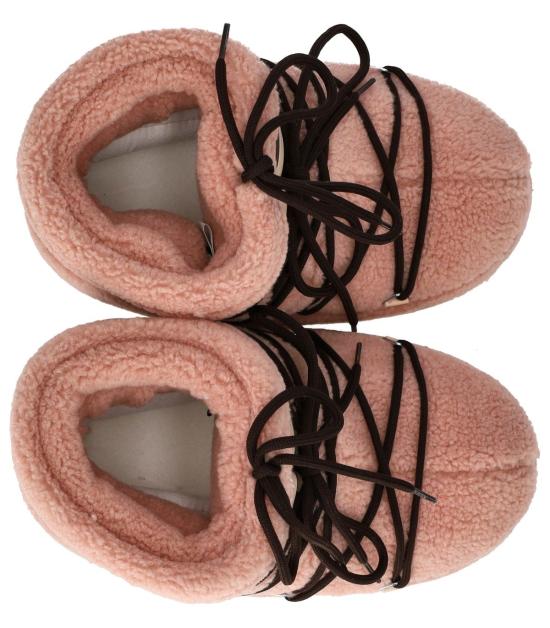 25FW 문부츠 아이콘 나일론 로우 부츠 80D1409700 36 38 Pink - MOON BOOT