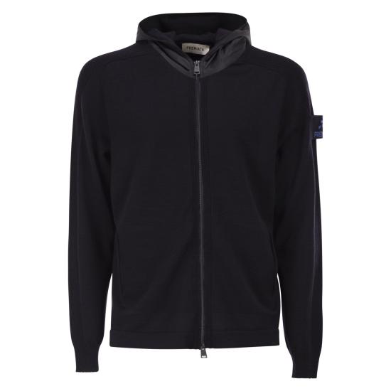 25FW 프리미아타 후드 티셔츠 PMG28 BLUE