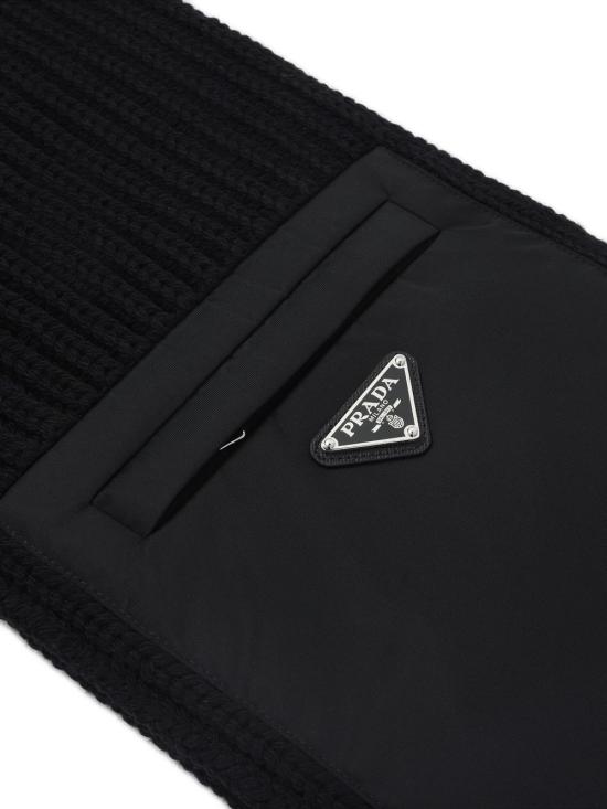 25FW 프라다 머플러/스카프 2FS106 1WTOF0002 Black - PRADA
