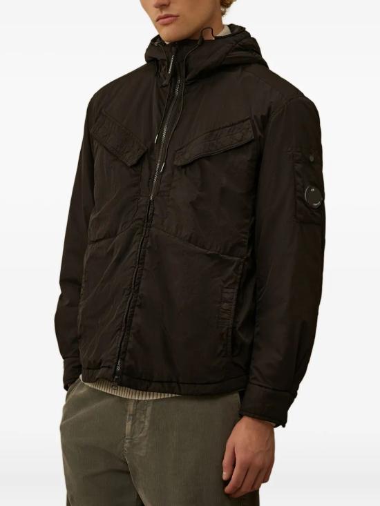 25FW 씨피 컴퍼니 크롬 R 후드 렌즈 자켓 19CMOS084A005904G999 BLACK DOM - C.P. COMPANY