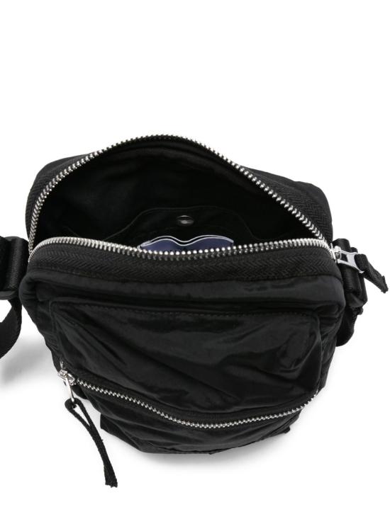 25FW 스톤 아일랜드 코티드 나일론 에코닐 사코슈 크로스백 K2S159200015 S0251V0029 Black - STONE ISLAND