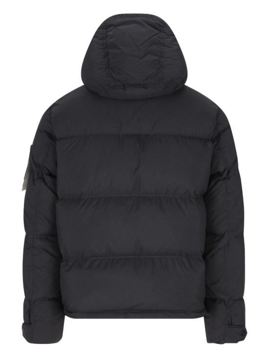 25FW 스톤 아일랜드 4100019 매트 립스탑 다운 파카 K2S154100019 S0182V0029 Black - STONE ISLAND
