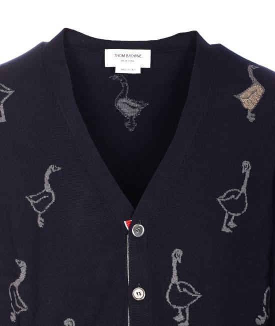 25FW 톰브라운 가디건 MKC599A Y1051415 Blue - THOM BROWNE